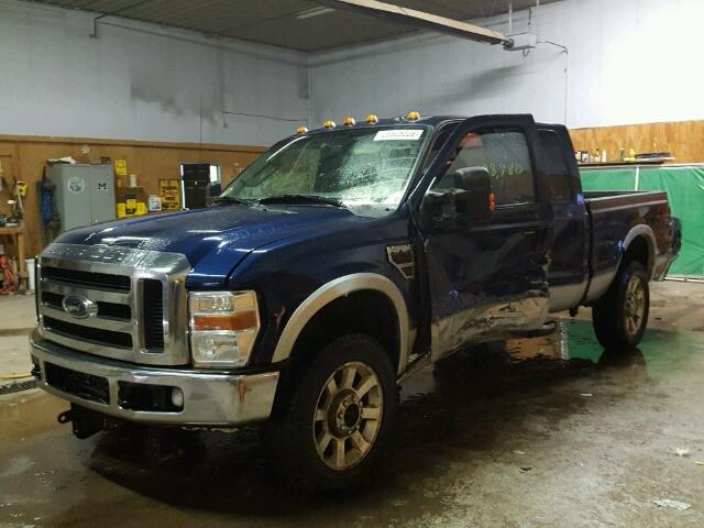 1FTWW3BR1AEA31297 - 2010 FORD F350 SUPER BLUE photo 2