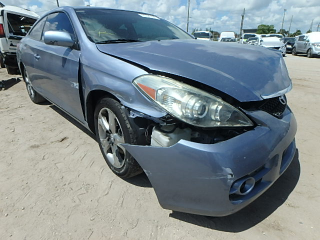 4T1CE30P37U760967 - 2007 TOYOTA CAMRY SOLA BLUE photo 1