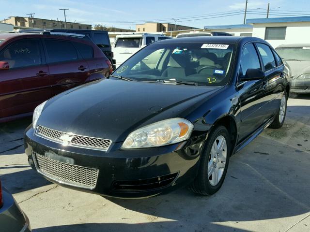 2G1WG5E34C1230390 - 2012 CHEVROLET IMPALA LT BLACK photo 2