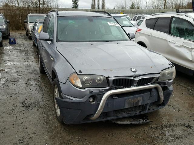 WBXPA73454WB20582 - 2004 BMW X3 2.5I SILVER photo 1