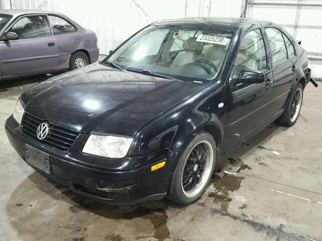 3VWSG29M61M010159 - 2001 VOLKSWAGEN JETTA GLS BLACK photo 2