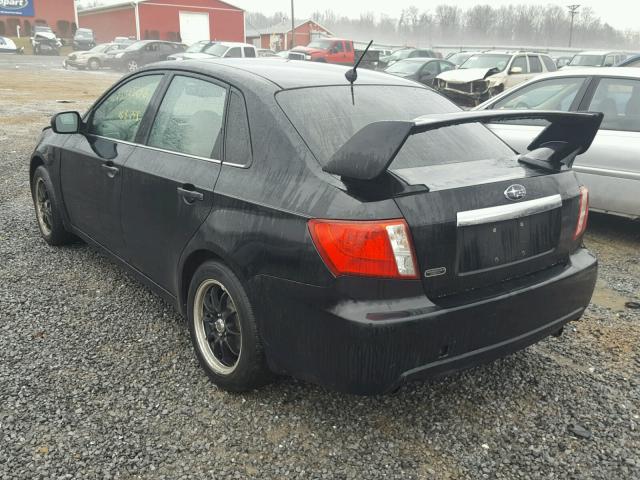 JF1GE61658H509493 - 2008 SUBARU IMPREZA SE BLACK photo 3