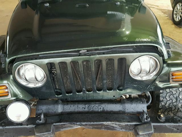 1J4FY49S2VP516481 - 1997 JEEP WRANGLER / GREEN photo 7