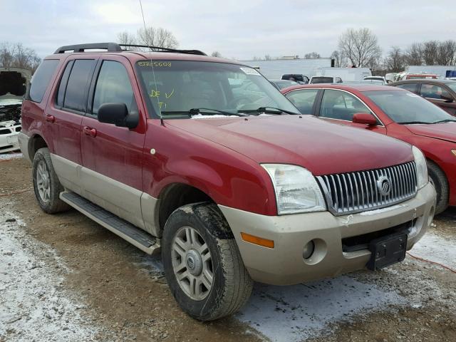 4M2ZU86K35ZJ17300 - 2005 MERCURY MOUNTAINEE MAROON photo 1