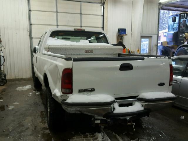 1FTSX21P57EB02905 - 2007 FORD F250 SUPER WHITE photo 3