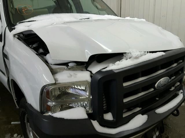 1FTSX21P57EB02905 - 2007 FORD F250 SUPER WHITE photo 9