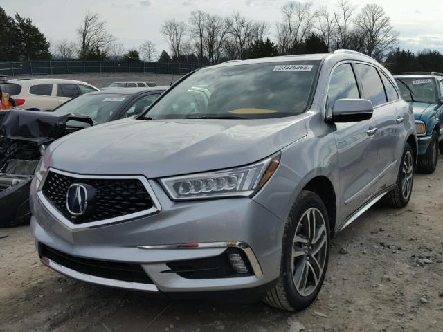 5FRYD4H89HB021580 - 2017 ACURA MDX ADVANC SILVER photo 2