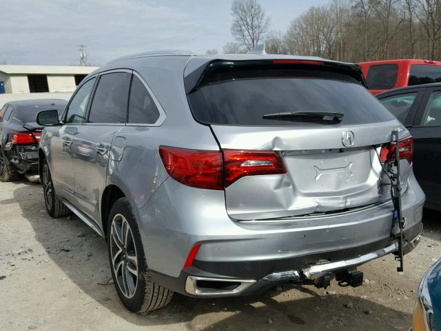 5FRYD4H89HB021580 - 2017 ACURA MDX ADVANC SILVER photo 3