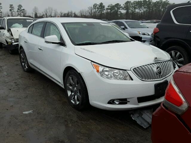 1G4GC5EG4AF130303 - 2010 BUICK LACROSSE C WHITE photo 1