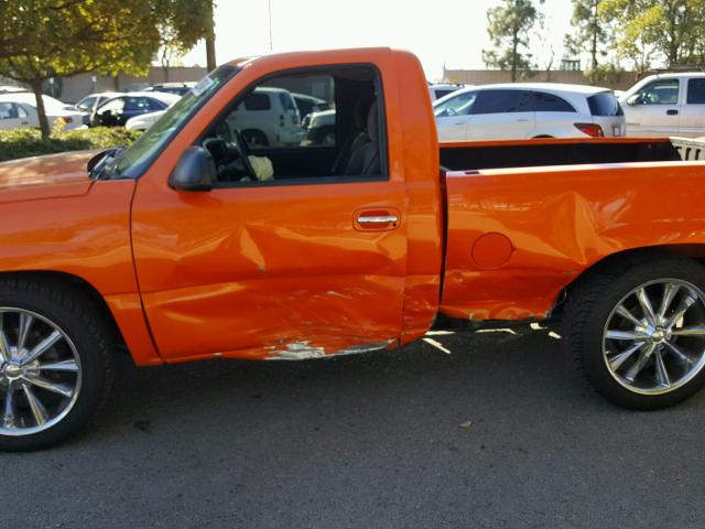 1GCEC14T05Z245763 - 2005 CHEVROLET SILVERADO ORANGE photo 9