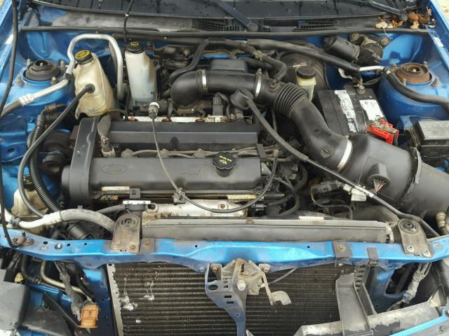 3FAFP11342R173422 - 2002 FORD ESCORT ZX2 BLUE photo 7