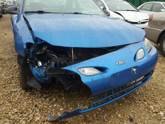 3FAFP11342R173422 - 2002 FORD ESCORT ZX2 BLUE photo 9