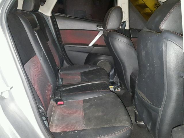 JM1BL1L34D1831268 - 2013 MAZDA SPEED 3 SILVER photo 6
