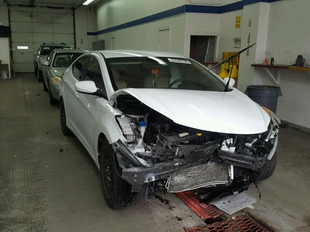 5NPDH4AE9BH017252 - 2011 HYUNDAI ELANTRA GL WHITE photo 1