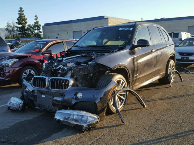 5UXKR0C51G0P28764 - 2016 BMW X5 XDRIVE3 BLUE photo 2