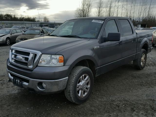 1FTPW14V78FA28900 - 2008 FORD F150 SUPER CHARCOAL photo 2