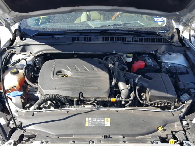 3FA6P0HD6GR113450 - 2016 FORD FUSION SE SILVER photo 7