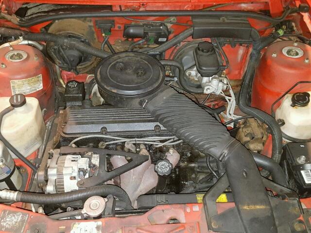 1G1JC54GXLJ148776 - 1990 CHEVROLET CAVALIER/V RED photo 7