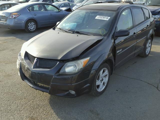 5Y2SN64LX3Z408474 - 2003 PONTIAC VIBE GT BLACK photo 2