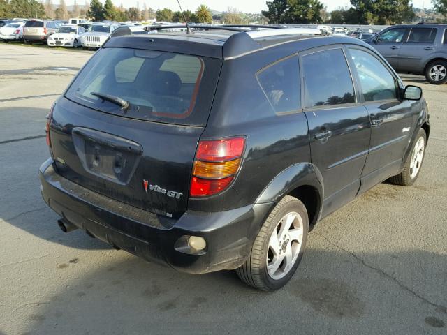 5Y2SN64LX3Z408474 - 2003 PONTIAC VIBE GT BLACK photo 4