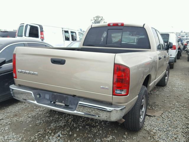 1D7HA18N33S311359 - 2003 DODGE RAM 1500 S GOLD photo 4