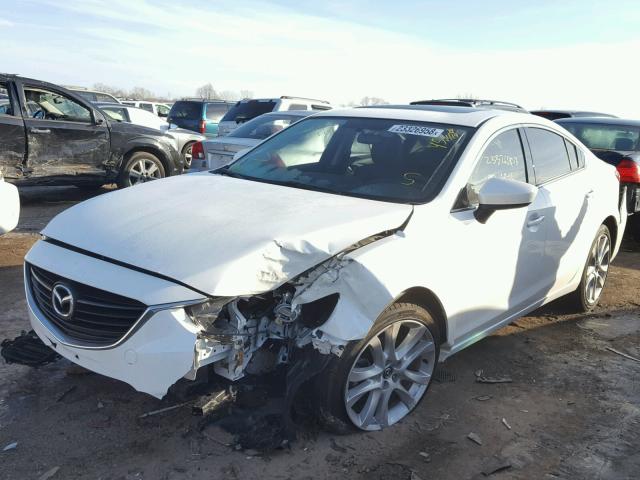 JM1GJ1V53F1214344 - 2015 MAZDA 6 TOURING WHITE photo 2