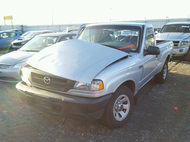 4F4YR12D52TM02796 - 2002 MAZDA B2300 SILVER photo 2