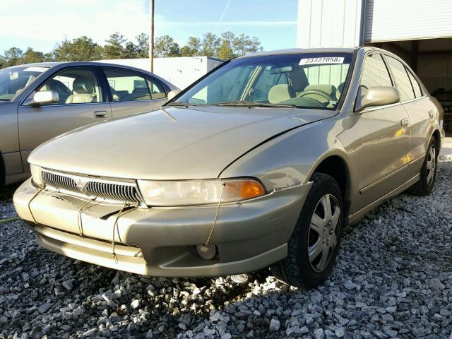 4A3AA46G41E111519 - 2001 MITSUBISHI GALANT ES BEIGE photo 2