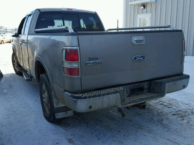 1FTPX14595FB42549 - 2005 FORD F150 BEIGE photo 3