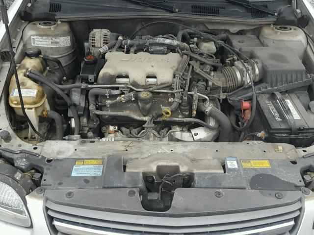 1G1ND52J616260536 - 2001 CHEVROLET MALIBU SILVER photo 7