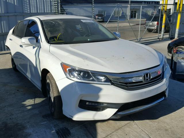 1HGCR2F73GA205708 - 2016 HONDA ACCORD EX WHITE photo 1