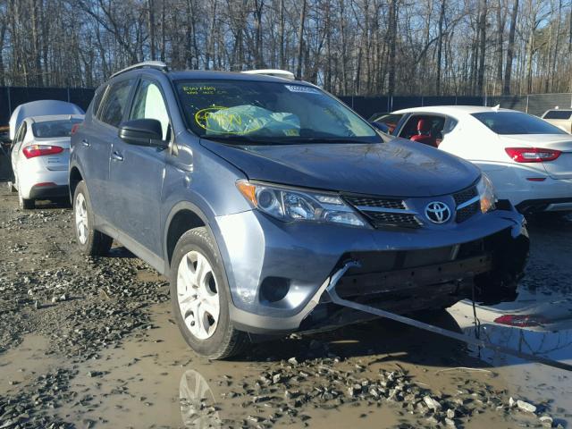 2T3BFREV7DW006508 - 2013 TOYOTA RAV4 LE BLUE photo 1