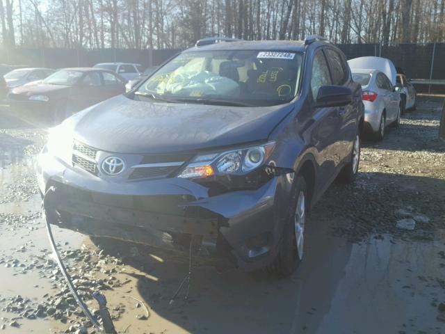 2T3BFREV7DW006508 - 2013 TOYOTA RAV4 LE BLUE photo 2