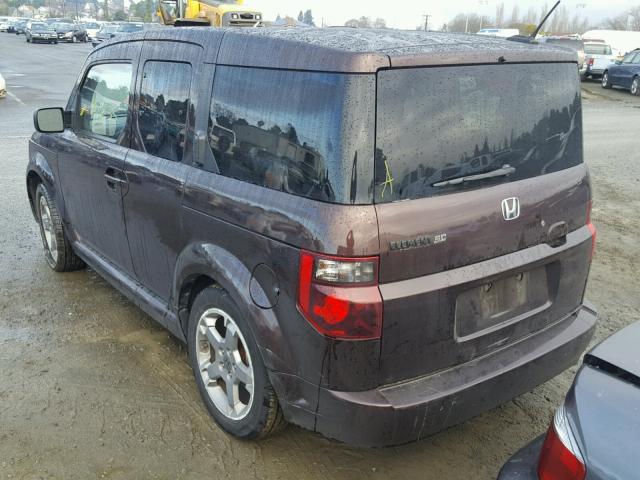 5J6YH18957L004990 - 2007 HONDA ELEMENT SC BROWN photo 3