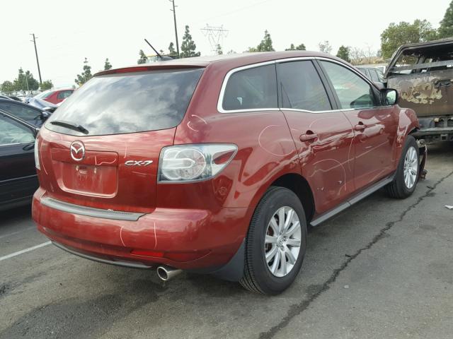 JM3ER2CM6B0356730 - 2011 MAZDA CX-7 RED photo 4