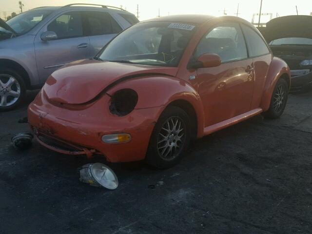 3VWBK21C53M409049 - 2003 VOLKSWAGEN NEW BEETLE 橙色 照片 2