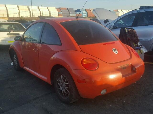 3VWBK21C53M409049 - 2003 VOLKSWAGEN NEW BEETLE 橙色 照片 3