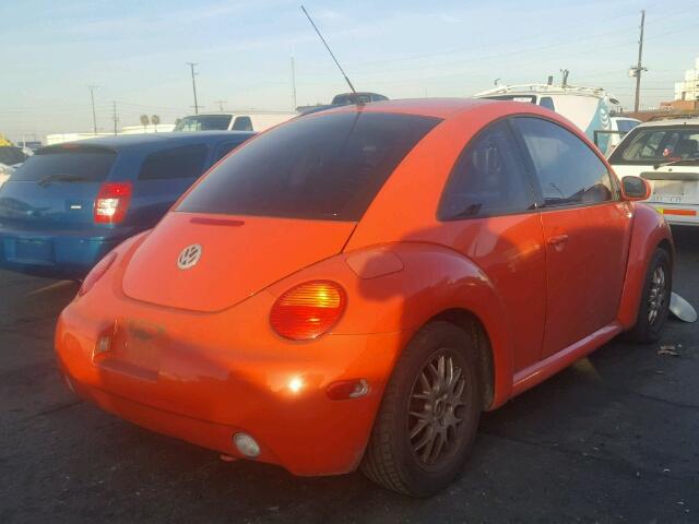 3VWBK21C53M409049 - 2003 VOLKSWAGEN NEW BEETLE 橙色 照片 4