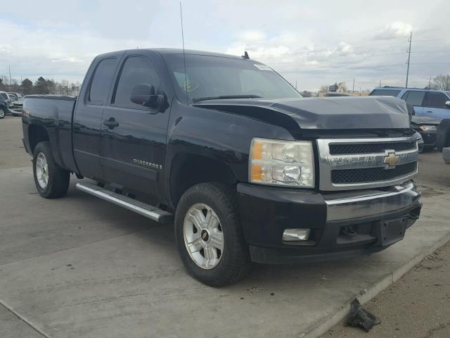 2GCEK19J071697282 - 2007 CHEVROLET SILVERADO BLACK photo 1