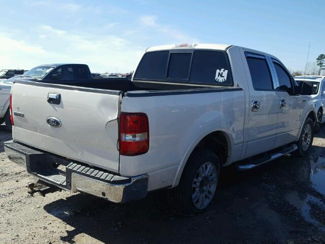 1FTPW12V48KB95824 - 2008 FORD F150 SUPER WHITE photo 4