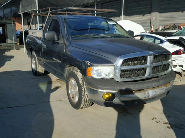 1D7HA16K24J164970 - 2004 DODGE RAM 1500 S GRAY photo 1