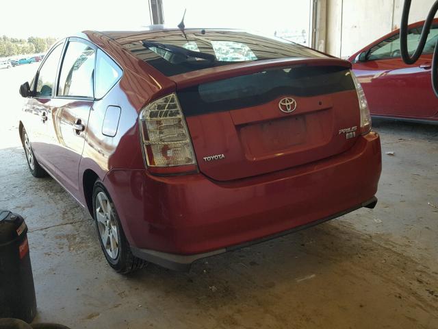 JTDKB20U283450583 - 2008 TOYOTA PRIUS BURGUNDY photo 3