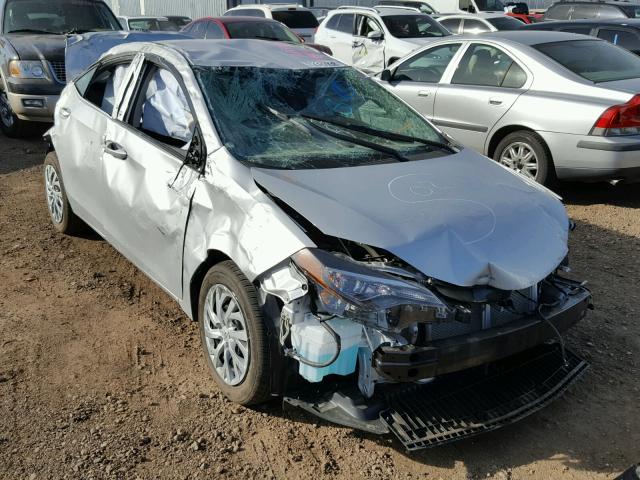 2T1BURHEXJC973217 - 2018 TOYOTA COROLLA L SILVER photo 1