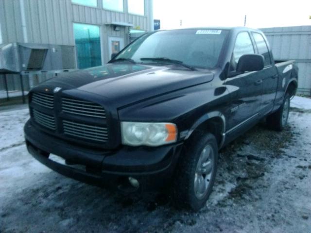 1D7HU18D04J245374 - 2004 DODGE RAM 1500 S BLACK photo 2