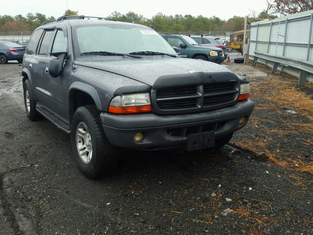 1D4HS38N03F622391 - 2003 DODGE DURANGO SP GRAY photo 1