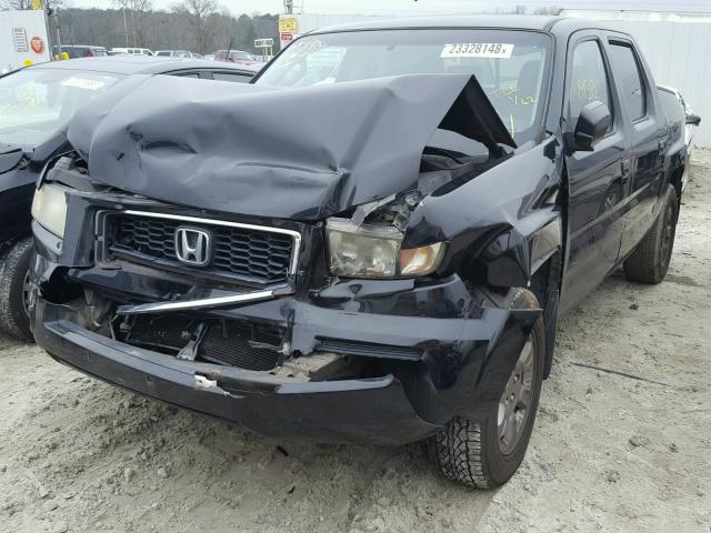 2HJYK16397H515343 - 2007 HONDA RIDGELINE BLACK photo 9