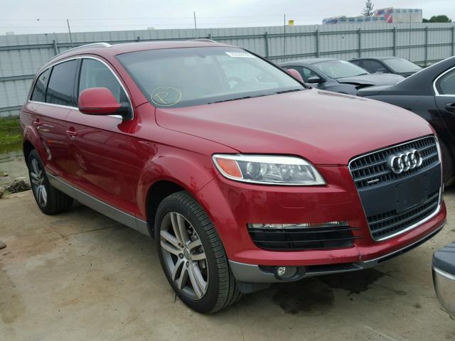 WA1AV74L07D021303 - 2007 AUDI Q7 4.2 QUA RED photo 1