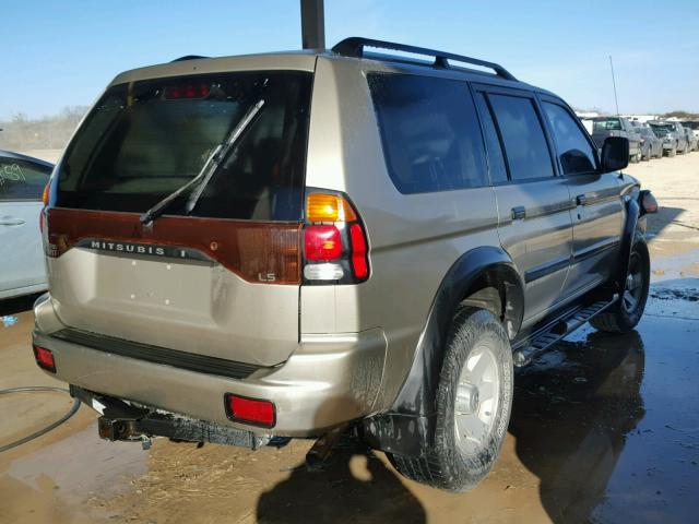 JA4LS21H93J002619 - 2003 MITSUBISHI MONTERO SP SILVER photo 4