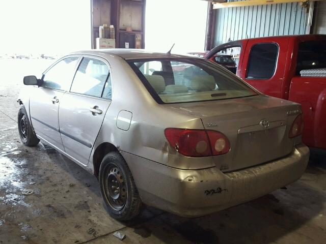 1NXBR32EX5Z483601 - 2005 TOYOTA COROLLA CE TAN photo 3