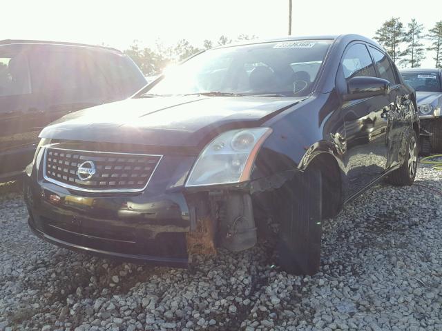 3N1AB61EX8L725697 - 2008 NISSAN SENTRA 2.0 BLACK photo 2